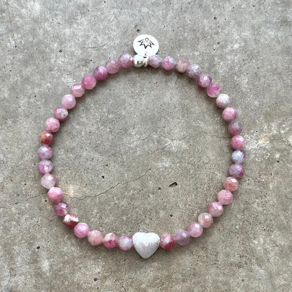 Turmalin Armband mit Herz
