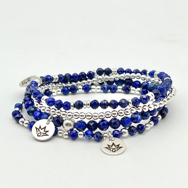 Edelsteinarmband aus Lapislazuli