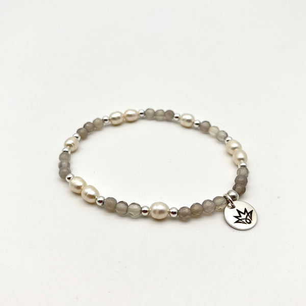 Armband-Set Achat NATUR