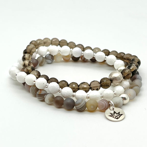 Botswana-Achat Armband