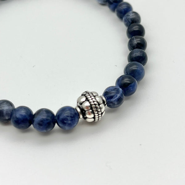 Herrenarmband aus Sodalith