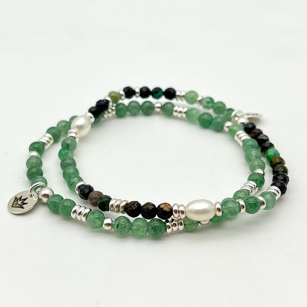 Aventurin Armband mit Türkis