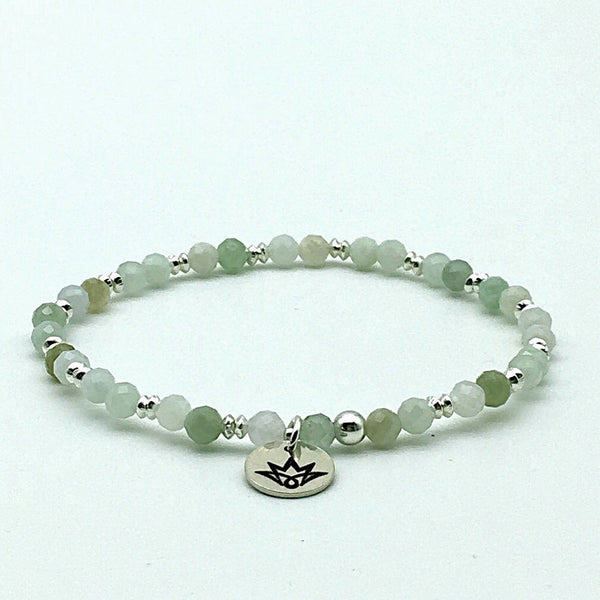 Armband-Set aus Jadeit und SWZ-Perlen