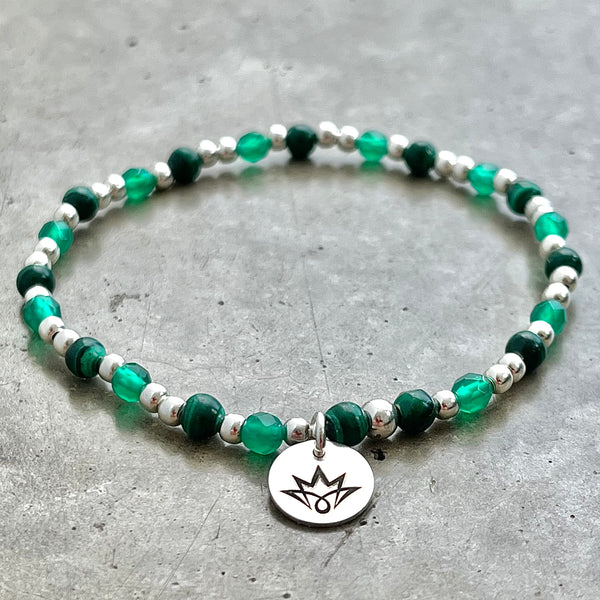 Armband-Set aus Malachit