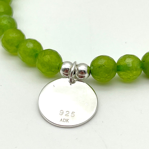 Achat Armband in grün