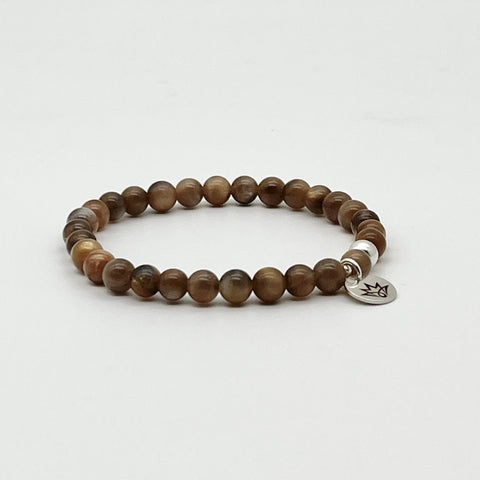 Mondstein Armband - dunkel