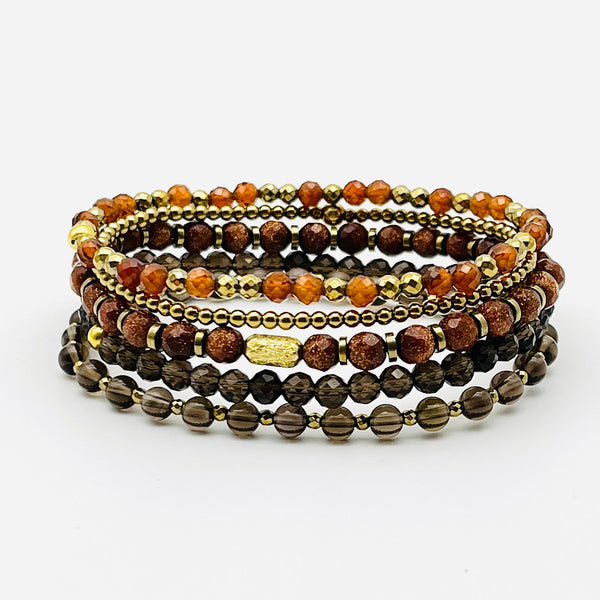 Armband-Set „Goldener Herbst“