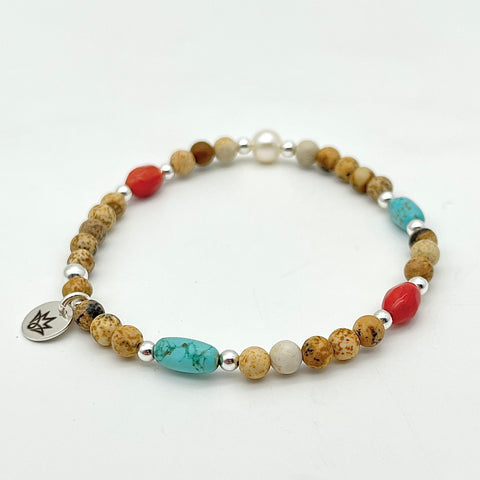 Jaspis Armband im BOHO-STYLE