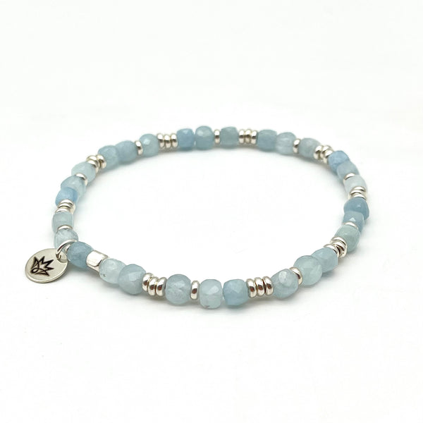 Aquamarin Armband