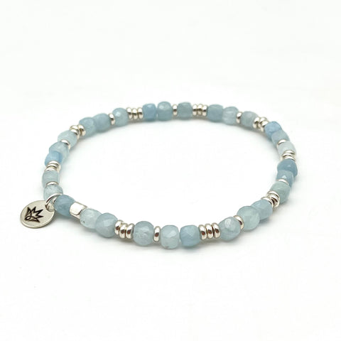 Aquamarin Armband