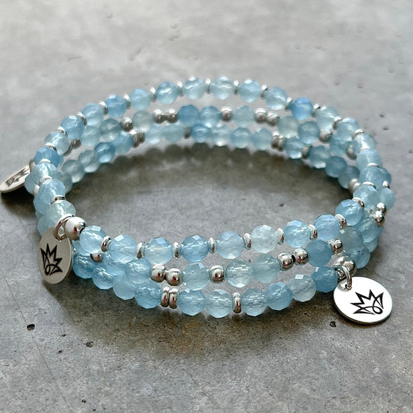 Aquamarin Armband