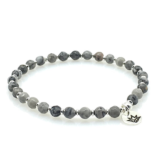Armband-Set Grau/Gelb