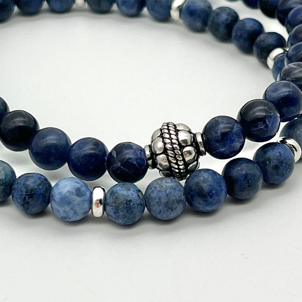 Herrenarmband aus Sodalith