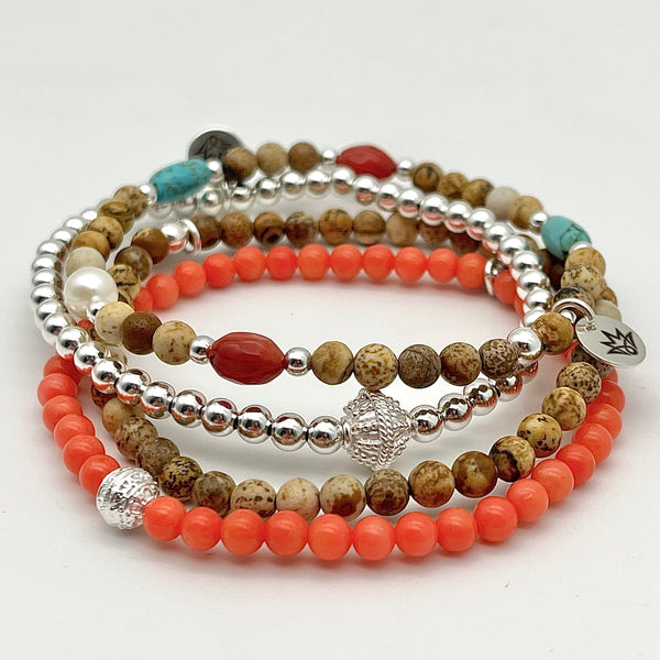 Kugelarmband aus 925 Silber