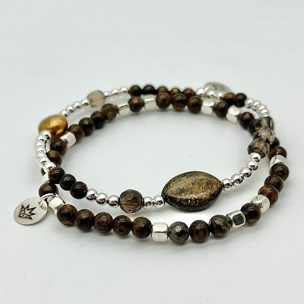 Bronzit-Armband