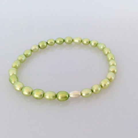 Armband aus Süßwasserzuchtperlen mit 925 Silber